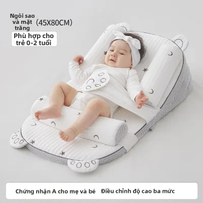 LIMENGSI | Gối Ngủ Chống Sặc Dành Cho Bé Sơ Sinh