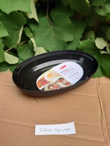 3PCS Piring Saji Oval Mewah/Piring Oval/Wadah Makanan