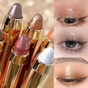 Waterproof double-ended eyeshadow pencil long-lasting matte and shimmer lazy eyeshadow makeup create a perfect makeup look