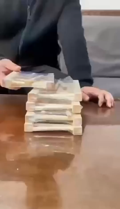 Spring Home ชั้นวางจานไม้ ชั้นวางจาน ที่เก็บแก้ว วางของในครัว อเนกประสงค์ที่ ชั้นวางของในครัว ความสะดวกในการใช้งาน