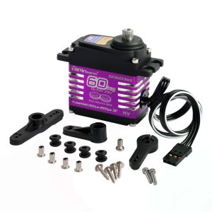 60KG 5.0-7.4V GX3260BLS Metal Digital Servo Brushless Motor 180°/270°/360° High Torque Servos Power Parts Toys For Robot