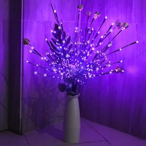 1Pcs LED Tree Branch Light Battery Powered Operated Bendable Twig Branch Lights for Party Coffee Store Festivals Home Decoration
