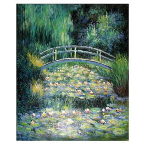 Jigsaw Puzzle 500 1000 1200pcs Water Lilies And Japanese Bridge Claude Monet For Adult Home Décor Gifts Brain Teaser Family Game