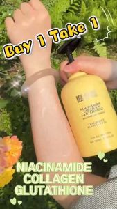 【BUY 1 TAKE 1】LBLS Niacinamide Collagen Glutathione Fragrance Body Lotion Rose Fragrance Body Skin Care Whitening Moisturizing Repair Rejuvenation Skin Care Products 500ML*2