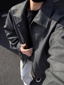 OUMULONG | American Vintage Deconstruction High Street Cleanfit Leather Jacket