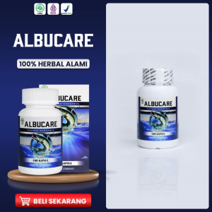 Albucare Ekstrak Iklan Gabus 100% Original Pengering Berbagai Luka Berlegalitas BPOM dan Halal MUI