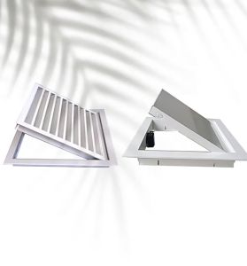 Aluminum Alloy Exhaust Shutter Vent For Central Air Grille Ventilation Cover Wall Ceiling Shutter Repair Port Ventilation System