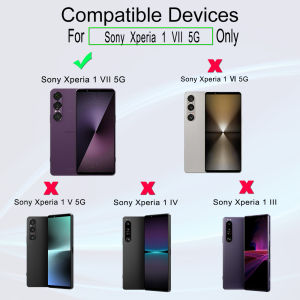 Ibywind For Sony Xperia 1 VII Screen Protector(Pack of 2) with Metal Lens Protector Easy Install Kit