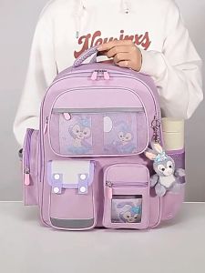 Cute Princess Kuromi Style Burden-Reducing Schoolbag Elementary School Students