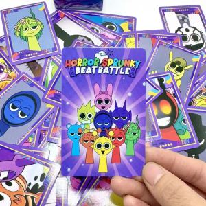 New Rhythm Box Card Game Full Set Horror Color Cards Sprunki Incredibox Collectible Cards Tabletop Gaming Accessories
