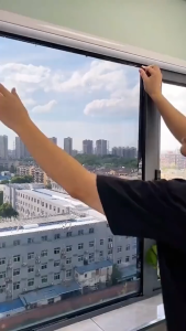 Phim dán cửa kính nhìn 1 chiều Chính hãng- Chống nóng & chói giữ không gian riêng tư tự dính không cần keo dán 60cm