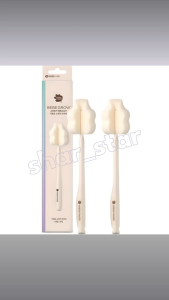 Bebegrow Multi-Purpose Baby Bottle Cleaning Brush 2 Pieces Nipple Straw Cleaner