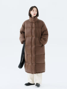 Warm Thick Down Womens Long Over-Knee Down Jacket