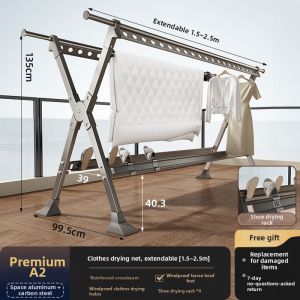Foldable Extendable Drying Rack