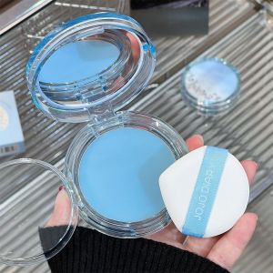 Translucent Matte Setting Powder Cake Waterproof Sweat Proof Oil Control Brightening Fine Texture Makeup Remover Air Cushion