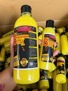 Kerabond Brazilian Botox 80% Straight Hair Treatment - Strong Fashion Week - 400ml and 100ml Bottles