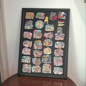 Bảng Đen Từ Tính Hình Bán Nguyệt Tủ Lạnh Dán Bảng Trưng Bày Khung Ảnh Đơn Giản Trên Tường Loại Hút Từ Tính Bảng Đen Treo Tường Để Bàn