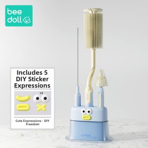 beedoll | Portable Newborn Infant Milk Bottle Cleaning Brush Set