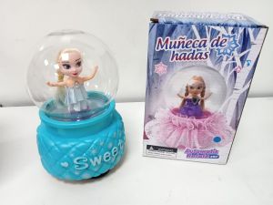 dancing dolls toys battery operated (automatic rotate)