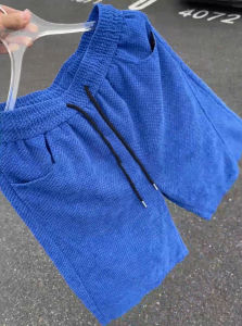LIUBU | Quần Short Knit Phong Cách Đường Phố Mỹ Thoáng Khí Thoải Mái Cho Thể Thao Và Đi Biển