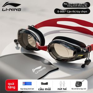 Li-Ning | Kính Bơi Cận Thị Chống Mờ Chịu Nước Cao Cấp