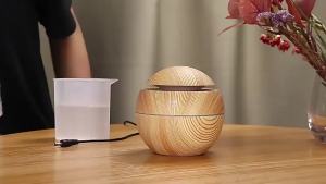 Humidifier Electric Air Aroma Diffuser Wood Ultrasonic Air Humidifier Essential Oil Aromatherapy Cool Mist Maker for Bedroom