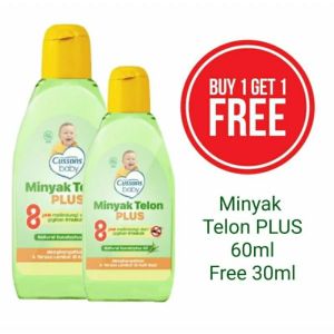 Cusson Baby Telon Oil Plus - Minyak Telon Bayi 60ml free 30ml