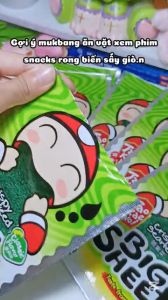 [MUA THÙNG 10 HỘP X 12 GÓI TẶNG 2 LỐC RONG BIỂN 4G] Snack Rong Biển BIG SHEET Taokaenoi Dinh Dưỡng Healthy Chính Hãng Thái Lan