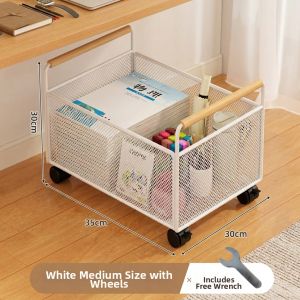 MINGZHIYIFAN | Portable Book Bag Organizer Trolley