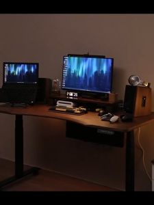 【5-year warranty】Tozient High Quality Height Adjustable Ergonomic Desk Automatic lifting table Standing Table Big desktop wood table Office tableMeja Belajar升降桌