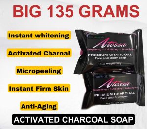 ACTIVATED WHITENING SKIN FIRMING CHARCOAL SOAP BIG 135g