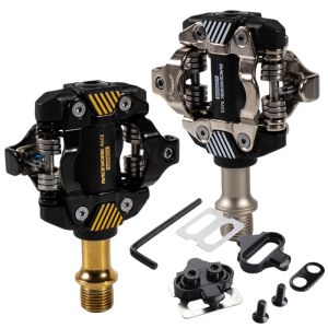 Mountain Bike Pedals Self-Locking - Clipless Pedals With Cleats DU Bearing  Cycling Pedals Fit SPD X-M8100