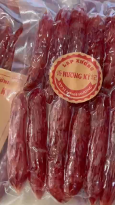 Lạp xưởng truyền thống Người Hoa thương hiệu Hương Ký thơm ngon tuyệt vời bịch 500gr