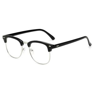 2025 Hot Sell  Lightweight Glasses Clear Lens Vintage Sunglasses Half Frame Glasses for Women and Men