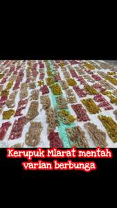 Kerupuk Melarat Mentah Varian Berbunga Khas Cirebon