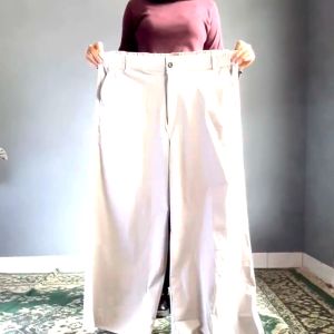 Celana Kulot Panjang Wanita Bahan Katun Kulot hitam Celana Kulot Wanita