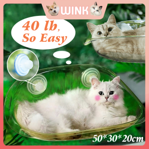 Cat Suction Cup Hanging Nest Hammock For KittyWindow Mounted Clear Bed For Kitten Transparent Cat Beds For Pet Shop
