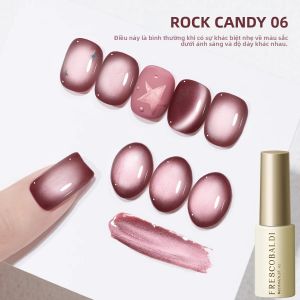 1 Chai Sơn Móng Tay Gel Móng Mắt Mèo Đường Đá Trang Trí Vườn 6ml Siêu Sáng Acrylate/Carbamate Copolymer