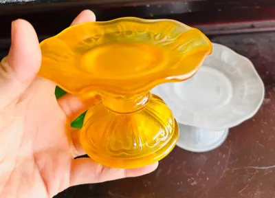 CHÂN ĐẾ NẾN ĐÈN CẦY TEALIGHT - Đk 10cm - Cao 7cm