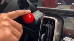 Car One-button Start Lever Car Start Button Cover Ball Shape Bentuk Bola Kereta Tuil Mula butang Penutup Car Decorating