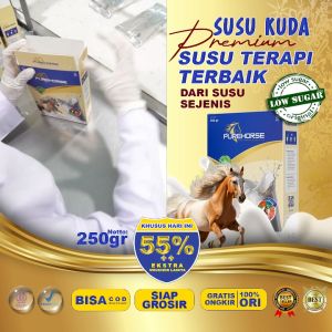 Pure Horse Susu Kuda Asli Dari Sumbawa Kemasan 250gr Paket 3 Box