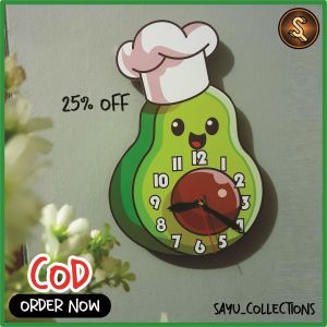 Jam Dinding Aesthetic Karakter Alpukeutt