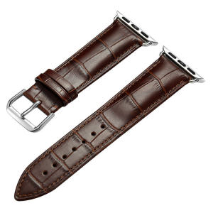 Slub pattern Leather Watch Strap For Apple Watch Ultra 8 7 6 SE 5 4 3 2 1 Lychee pattern Leather strap For i Watch Bands 49mm 41mm 45mm 44mm 38mm 42mm 40mm