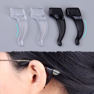 Teybren 1 Pair Eyeglass Ear Grip Temple Tip Sleeve Anti-Slip Soft PE Retainers Eyewear Hook Holder Accessories