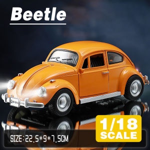 LEO 1:18 Volkswagen Beetle 1955 Diecast Model Car Alloy Cars Toys Collection Gift For Kids Boy Girl