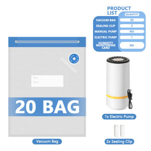 3D Printer Filament Vacuum Bag with USB Rechargeable Electric Air Pump Vacuum Sealing for PLA ABS PETG Filament Storage