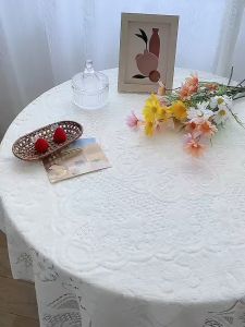 Eyre Kain Penutup Mewah Lace Vintage - Desain Elegan untuk Meja Tamu Meja Samping Tempat Tidur & Perabot
