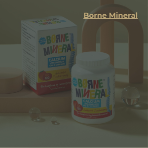 Thực phẩm bảo vệ sức khỏe New Nordic Borne Mineral [120 viên] - Viên nhai hỗ trợ sự phát triển của xương & tăng sức đề kháng ở trẻ em
