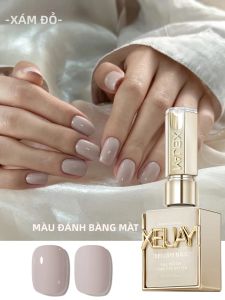 1 Chai 15ML Sơn Gel Móng Tay Màu Xám Hồng Bán Vĩnh Cửu Tẩy Được Bằng Nước Ngâm Sử Dụng Được Với Đèn UV/LED Sơn Gel Trơn Dành Cho Sử Dụng Chuyên Nghiệp