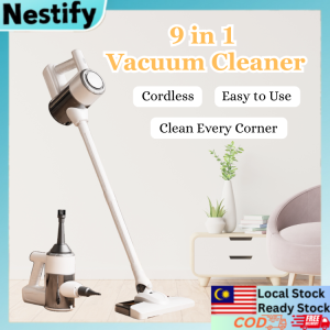 9 in 1 Cordless Vacuum Cleaner Wet and Dry High Power Lightweight Wireless with Air Blower and Duster Home Car Office Pembersih Vakum 家用吸尘机